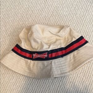 Budweiser Kids Hat with Red and Blue Stripe